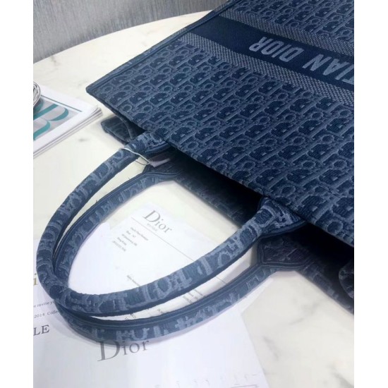 Replica Borse Christian Dior Book Tote M1286 Blu