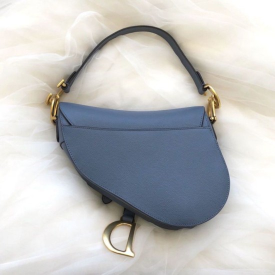 Replica Borsa da Saddle Christian Dior M0446 Blu Replica Borsa da Saddle Christian Dior M0446 Blu