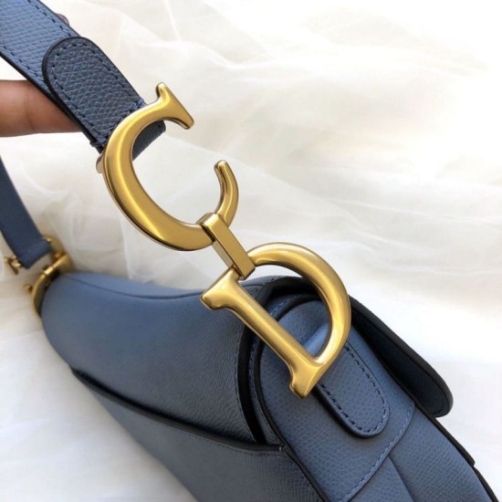 Replica Borsa da Saddle Christian Dior M0446 Blu Replica Borsa da Saddle Christian Dior M0446 Blu