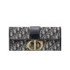 Replica Pochette Christian Dior 30 Montaigne tela jacquard  Blu scuro