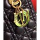 Replica Dior Lady Dior Medium Classic Tote Borse Con agnello nero