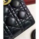 Replica Dior Lady Dior Medium Classic Tote Borse Con agnello nero
