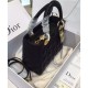 Replica Dior Lady Dior Medium Classic Tote Borse Con agnello nero Replica Dior Lady Dior Medium Classic Tote Borse Con agnello nero