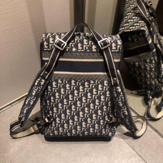 Replica Zaino Christian Dior Obligue nero