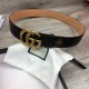 Replica Cinture da uomo con fibbia doppia G fibbia 4 cm