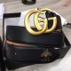 Replica Cinture da uomo con fibbia doppia G fibbia 4 cm