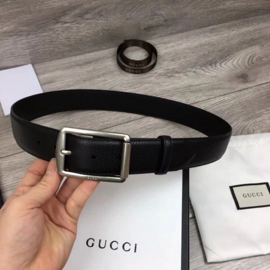 Replica Cinture uomo 4 cm Hardware argento
