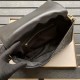 Replica Borsa baguette grande con logo FF nera
