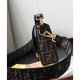 Replica Borsa Baguette in tessuto 8BR600 nera Replica Borsa Baguette in tessuto 8BR600 nera