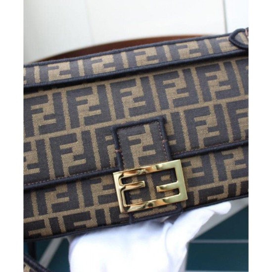Replica Borsa Baguette in tessuto 8BR600 nera Replica Borsa Baguette in tessuto 8BR600 nera