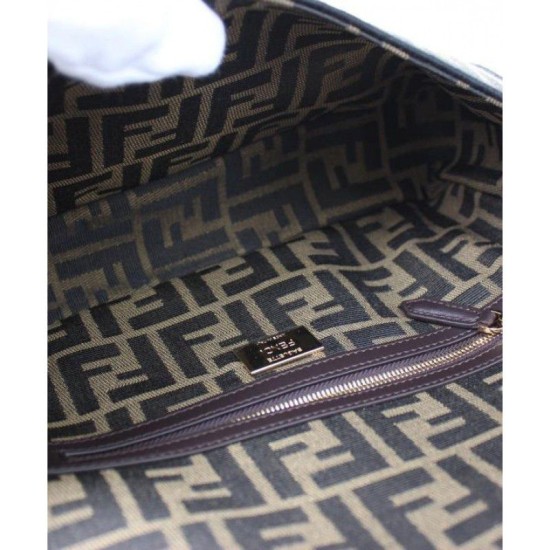Replica Borsa Baguette in tessuto 8BR600 nera Replica Borsa Baguette in tessuto 8BR600 nera