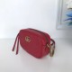 Replica GG Marmont Matelasse Mini Borse 448065 Rosso