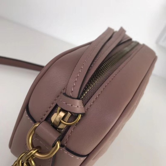 Replica GG Marmont Matelasse Mini Borse 448065 Marrone Replica GG Marmont Matelasse Mini Borse 448065 Marrone