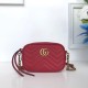 Replica GG Marmont Matelasse Mini Borse 448065 Rosso