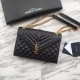Replica Busta media YSL Saint Laurent Busta dorata