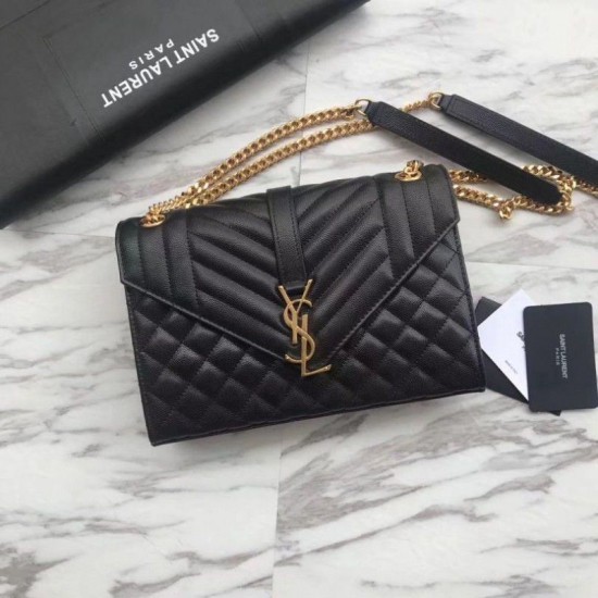 Replica Busta media YSL Saint Laurent Busta dorata