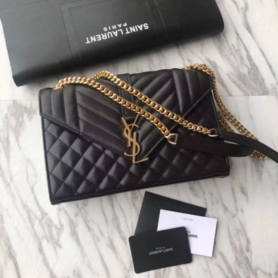 Replica Busta media YSL Saint Laurent Busta dorata