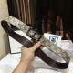 Replica Cinture Bee Brown Silver