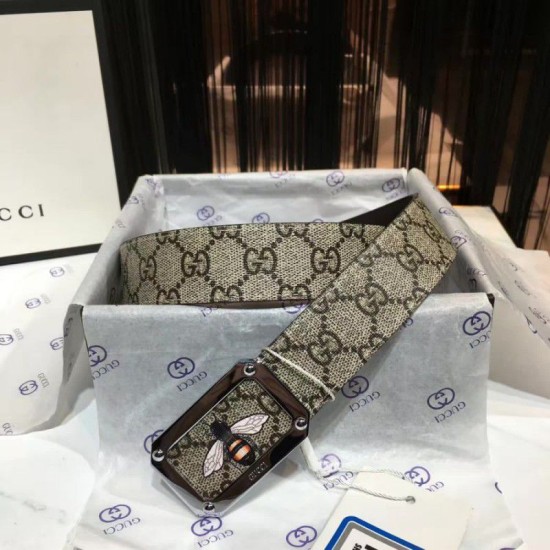 Replica Cinture Bee Brown Silver