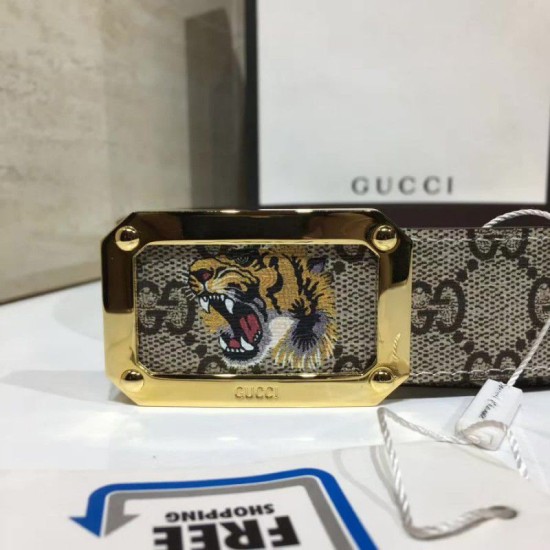 Replica Cinture Tiger Brown Golden