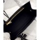 Replica Borsa a mano monocromatica Saffiano Prada nera