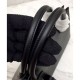 Replica Borsa a mano monocromatica Saffiano Prada nera