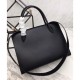 Replica Borsa a mano monocromatica Saffiano Prada nera