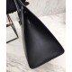 Replica Borsa a mano monocromatica Saffiano Prada nera