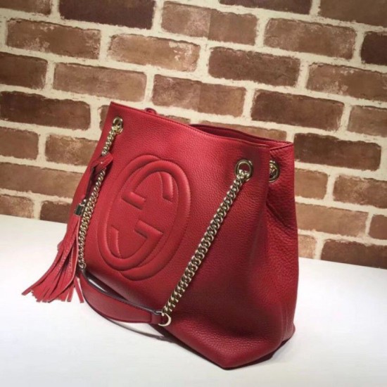 Replica Borse Soho Hobo Rosso 308982