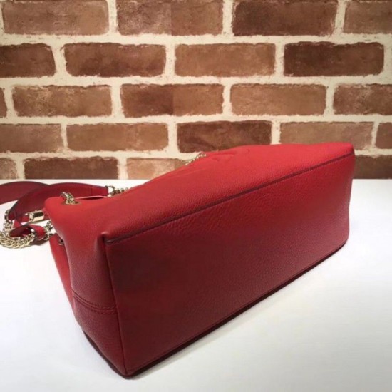 Replica Borse Soho Hobo Rosso 308982