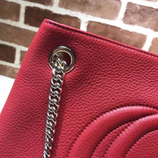 Replica Borse Soho Hobo Rosso 308982