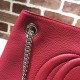 Replica Borse Soho Hobo Rosso 308982