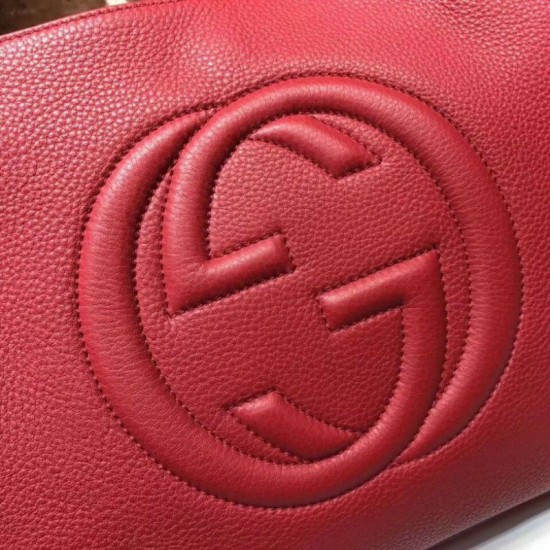 Replica Borse Soho Hobo Rosso 308982