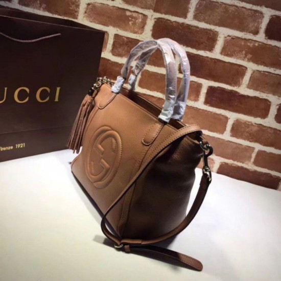 Replica Borse Soho Top Handle Marrone 369176