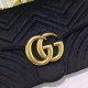 Replica Borsa a Tracolla GG Marmont Media 443496 Nero