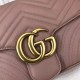 Replica Borse A Tracolla GG Marmont Medium Matelassé 443496 Rosa nudo