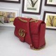 Replica Borse A Tracolla GG Marmont Medium Matelassé 443496 Rosso