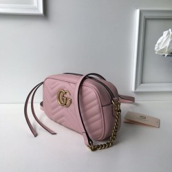 Replica Borsa a tracolla GG Marmont Matelasse 447632 Rosa Replica Borsa a tracolla GG Marmont Matelasse 447632 Rosa
