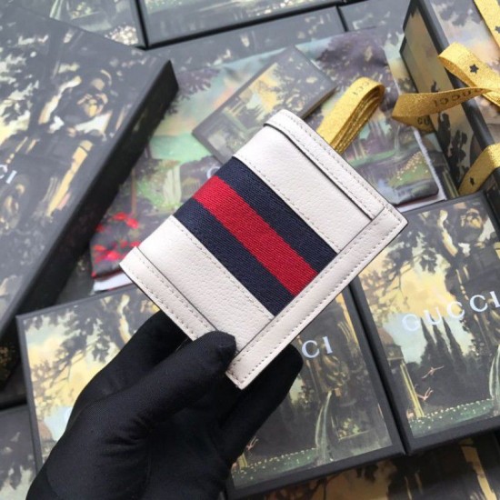 Replica Ophidia GG Card Case 523155 Bianco
