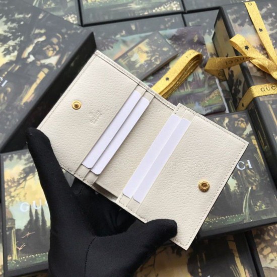 Replica Ophidia GG Card Case 523155 Bianco