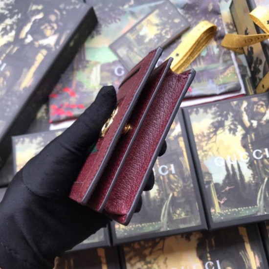 Replica Ophidia GG Card Case 523155 Marrone