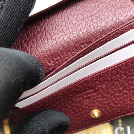 Replica Ophidia GG Card Case 523155 Marrone