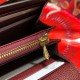 Replica Portafoglio Zumi continental in pelle granulosa 573612 rosso