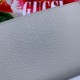 Replica Portafoglio Zumi in pelle granulosa con cerniera 570661 bianco