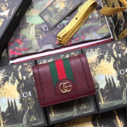 Replica Ophidia GG Card Case 523155 Marrone