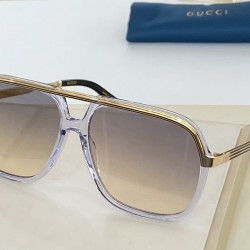 Replica GG0200S Occhiali da sole quadrati Glod / Brown