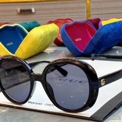 Replica GG0712SA Occhiali da sole retrò Nero
