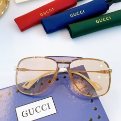 Replica GG0739S Round Frame Sunglass Brown