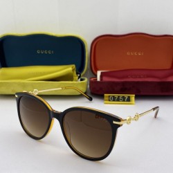 Replica GG0757 Round Frame Sunglass Brown