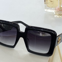 Replica Occhiali da sole quadrati GG0783S Nero / argento